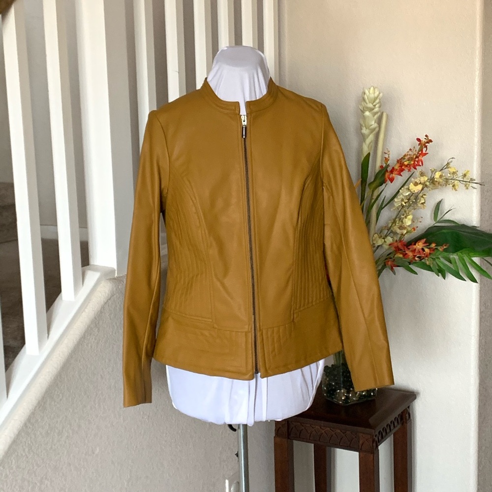 Alfani Faux NWOT Leather Jacket Bomber